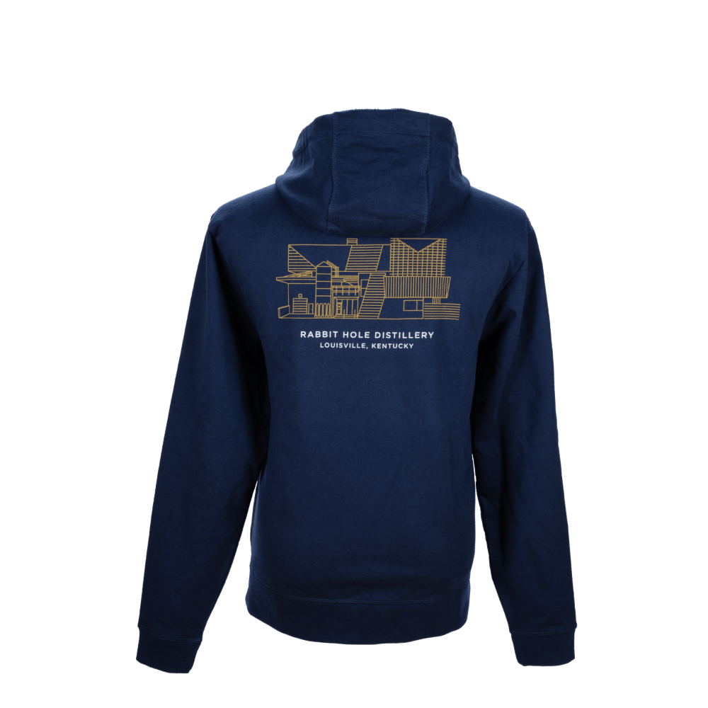 DSP Hoodie Navy - Rabbit Hole Distillery