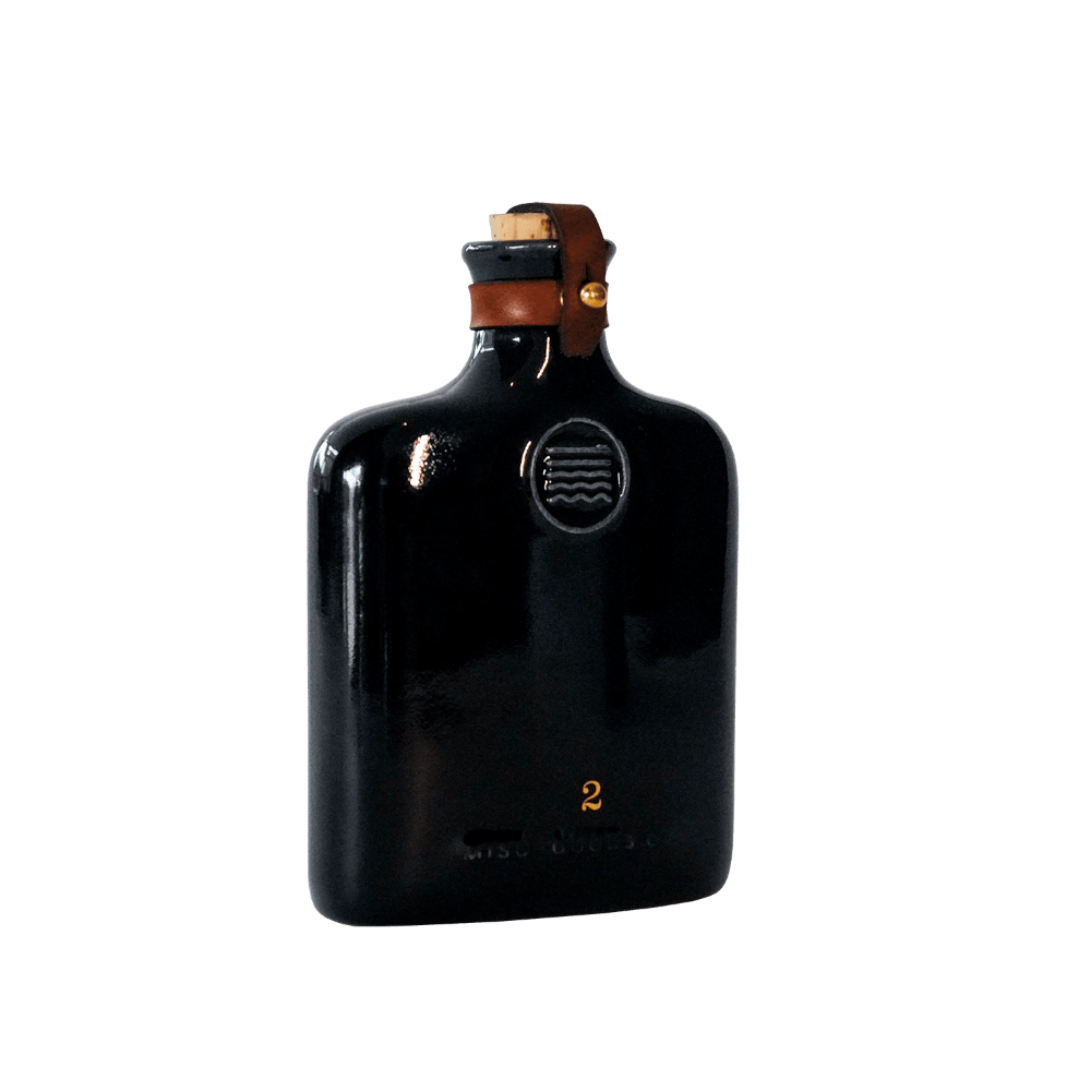 Misc. Goods Co. Ceramic Flask in Black - [Bourbon and Whiskey]