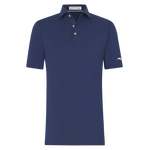 Anderson Polo Shirt in Navy - Rabbit Hole Distillery