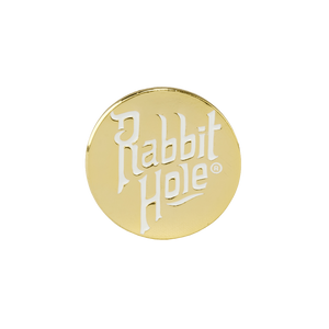 Gold Logo Enamel Pin - Rabbit Hole Distillery